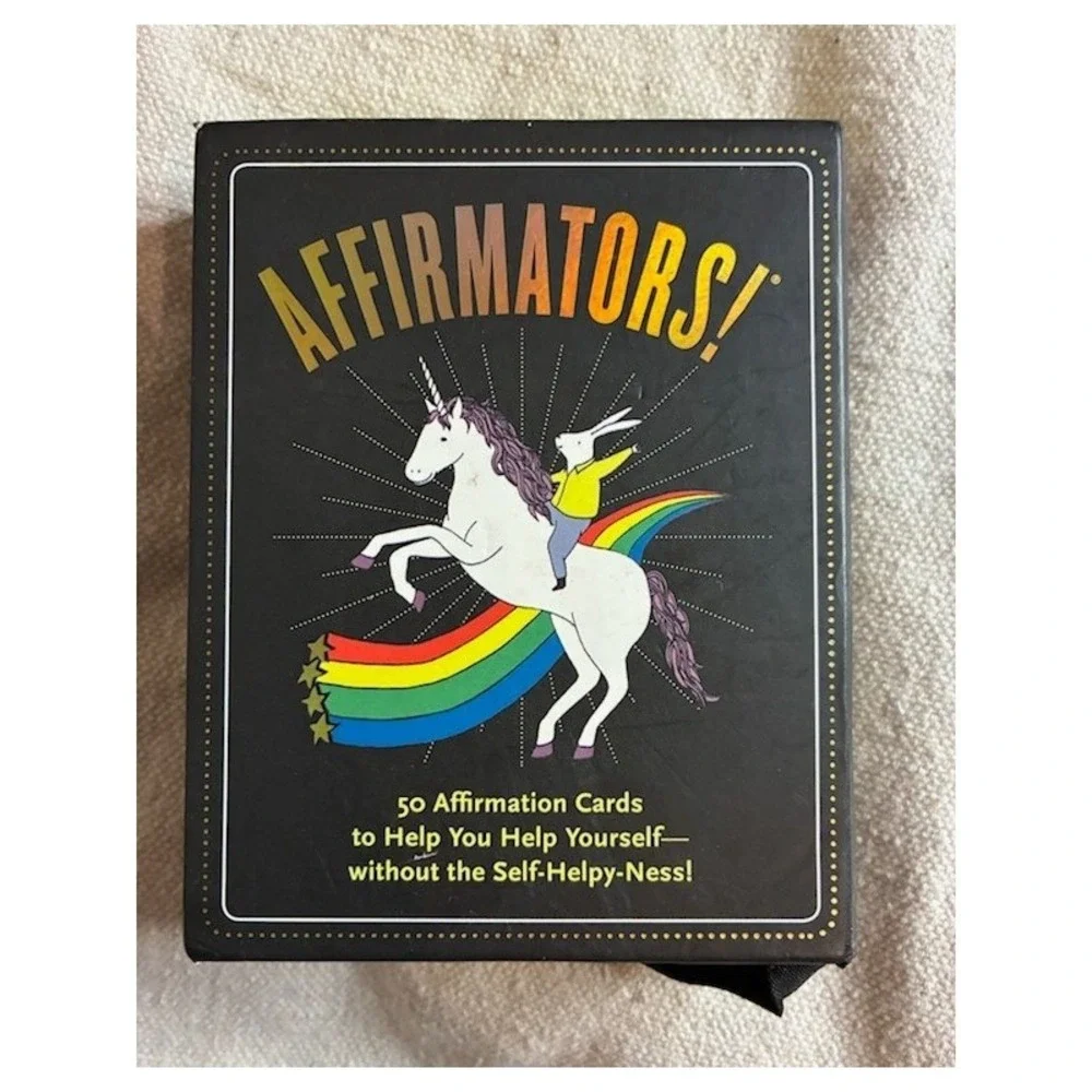 Knock Knock Affirmators! 50 Affirmation Cards Deck Self-Help Without Helpy